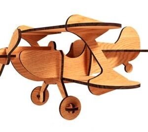 laser cut 3d plane model: free dxf, cdr & svg files