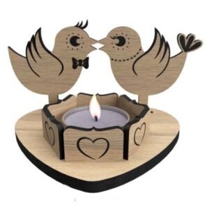 Home laser cut tealight holder design: free dxf, cdr, svg file