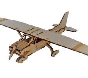 download free laser cut airplane model files (3d puzzle fun!)