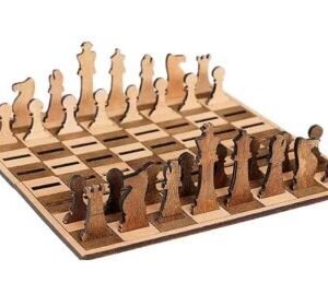 craft your own timeless chess set: free laser cut wooden chess s