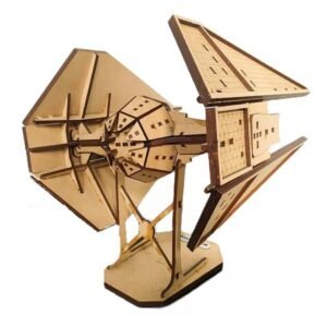 free dxf, svg, and cdr files for laser cut star wars interceptor