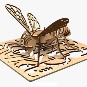laser cut wasp 3d puzzle free download